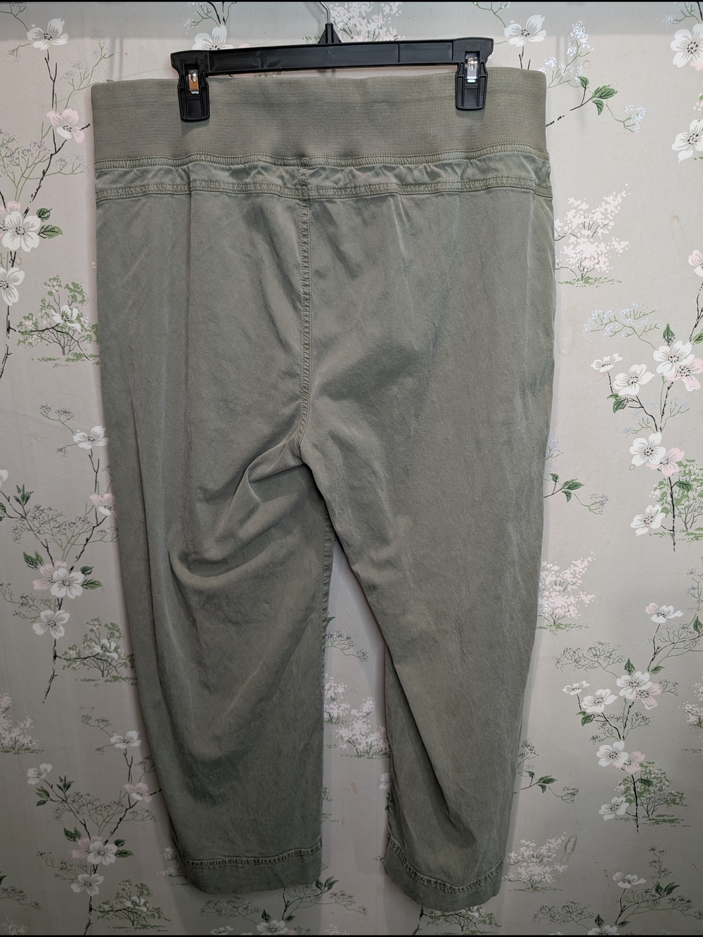 Orvis Olive Stretch Waist Lyocell Pants - Picture 4 of 7